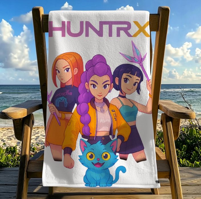 Ręcznik Huntrix Łowczynie Demonów dla dzieci