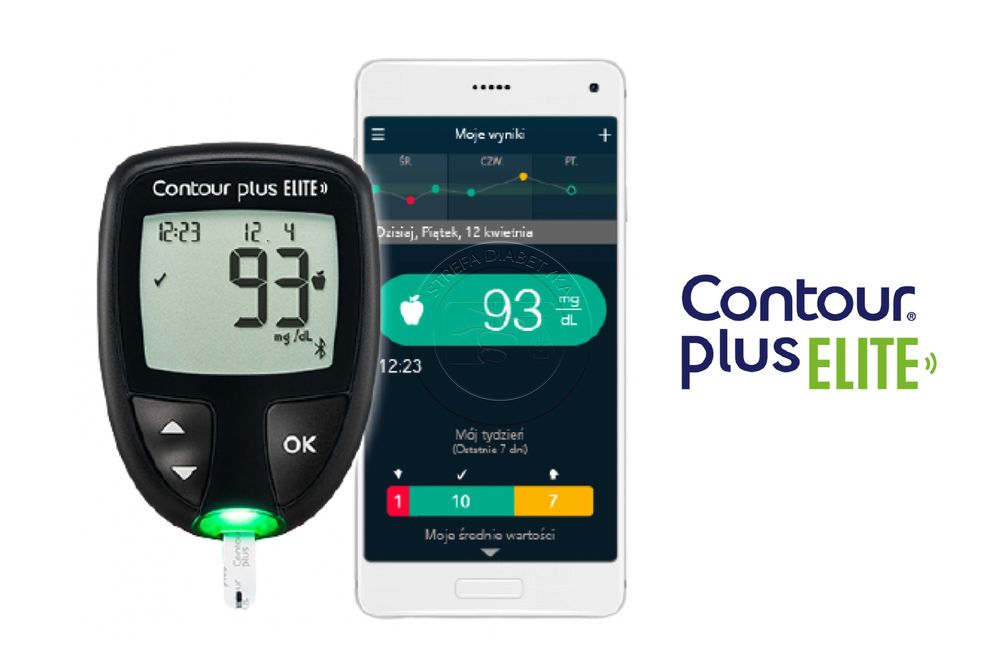 11 x Paski do glukometru – CONTOUR PLUS