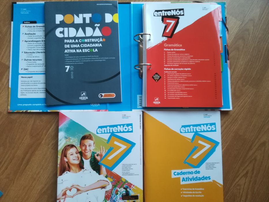 Entre nós 7, manual de português, projeto do professor