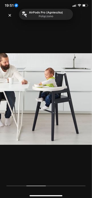 Krzeselko do karmienia Blames Ikea