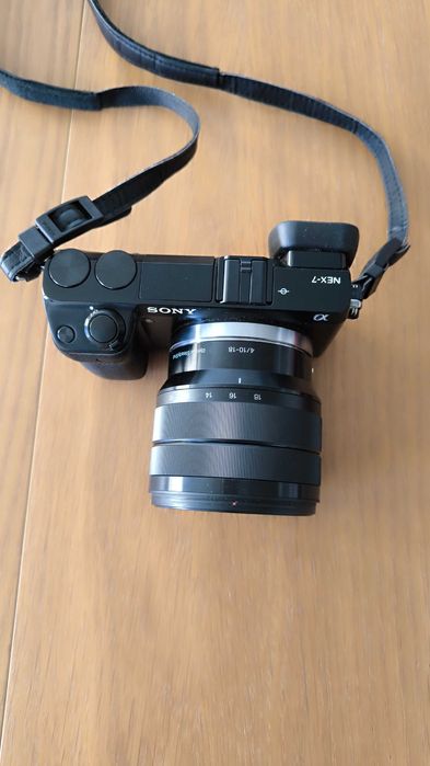 Maquina fotográfica Sony NEX-7 24 mp com 2 lentes e acessórios
