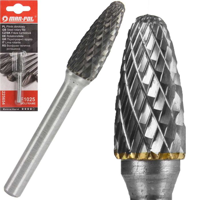 Pilnik obrotowy frez 10x25 frez płomieniowy