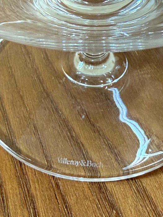 2 copos grandes de conhaque em cristal Villeroy & Boch