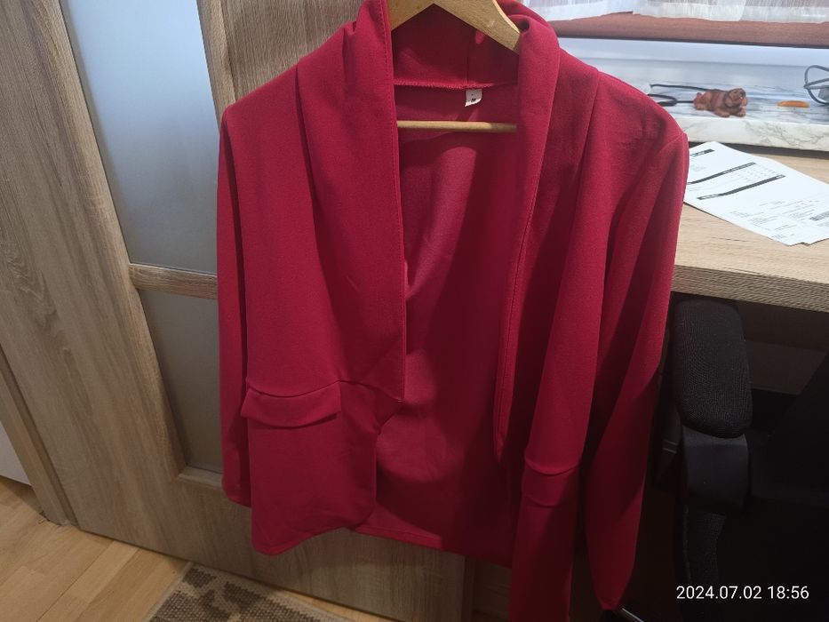 Garnitur damski fuksja r. 38 Modna Kiecka