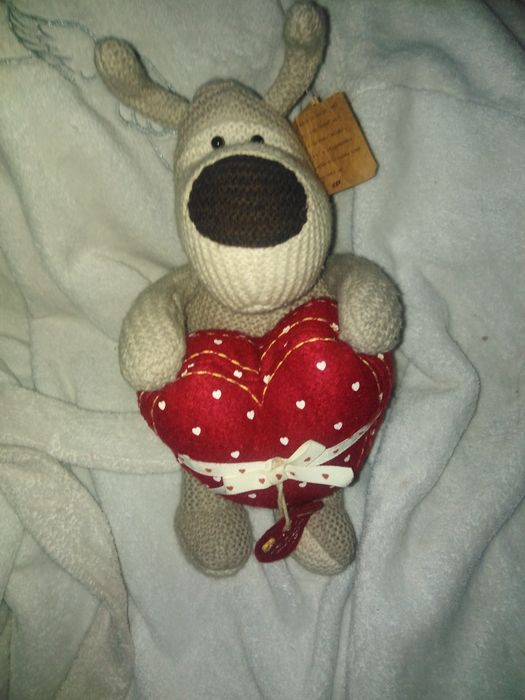 Кукла лялька пупс игрушка мягкая мишка День Валентина винтаж ссср