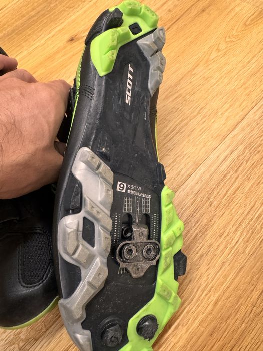 Sapatos encaixe bicicleta Scott
