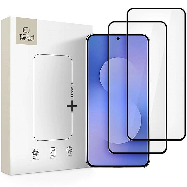 Szkło Hartowane Tech-Protect Glass Fit+ 2-Pack Galaxy S25 Fe Black