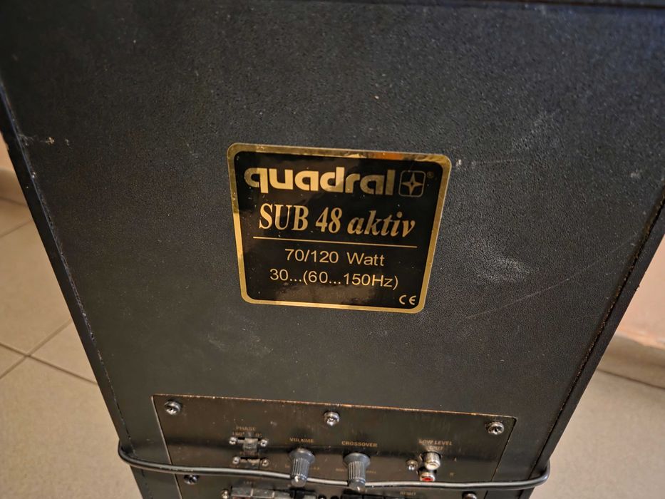 (1064/25) Subwoofer Aktywny - Quadral SUB48 AKTIV 120W