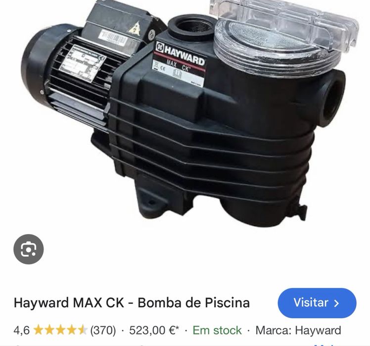 Piscina BB Bomba piscina 0,75 CV HÄYWARD MAX CK