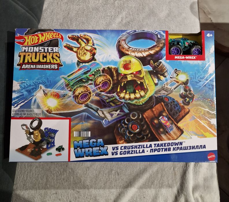 Hot Wheels Monster Trucks Arena Smashers – Arena Goryla Zestaw HPN71