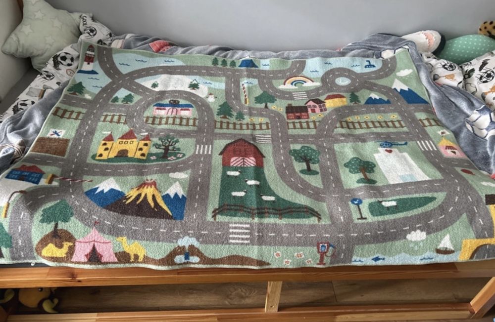 Dywan dla dziecka - Droga wymiary 100x133 cm Vallaby IKEA