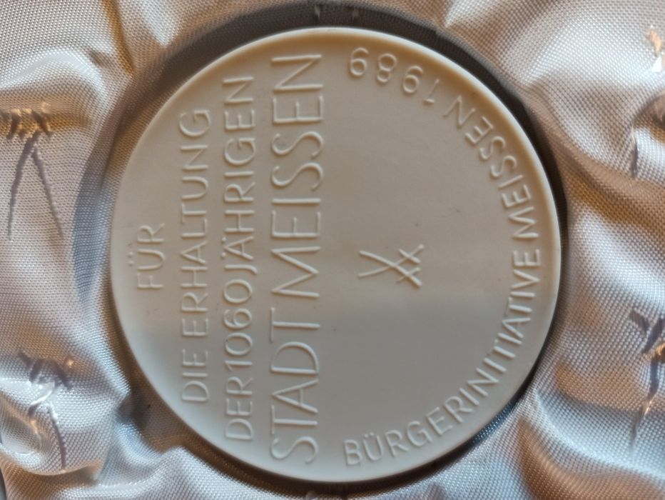 MEISSEN Medale Kolekcjonerskie w Oryginalnych Opakowaniach Miśnia