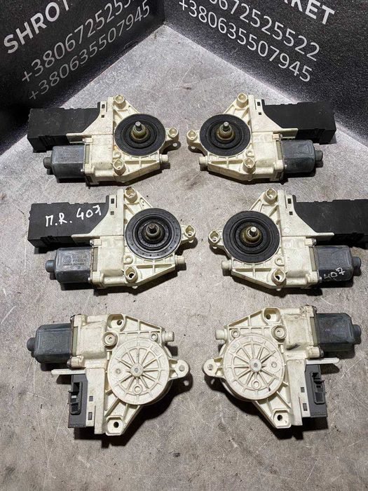 Моторчик склопідйомника Peugeot 407 передній задній правий лівий