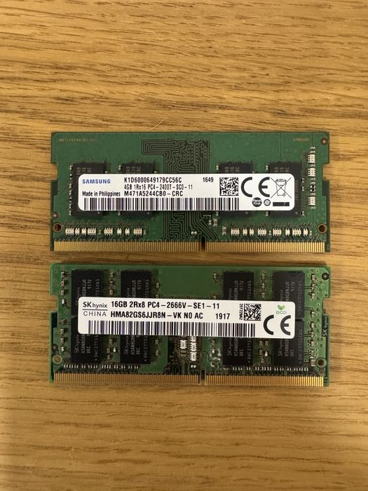 Memórias RAM - DDR2 - DDR3 - DDR4 (Desktop e Portátil)