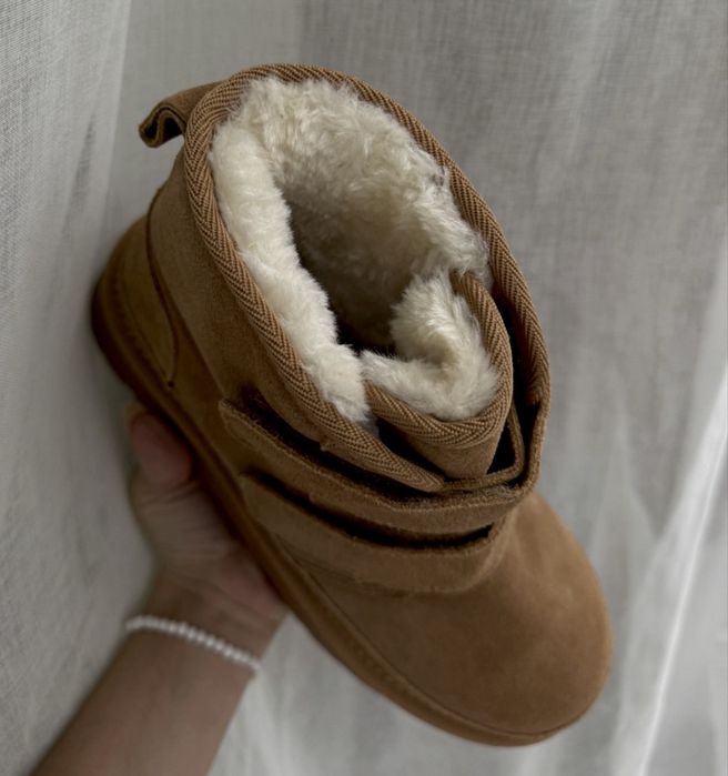 Угги Ugg хайтопы ботинки натуральный замш зимние высокая подошва мех