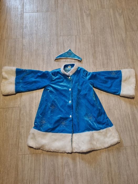 Дитячий новорічний костюм снігуроньки