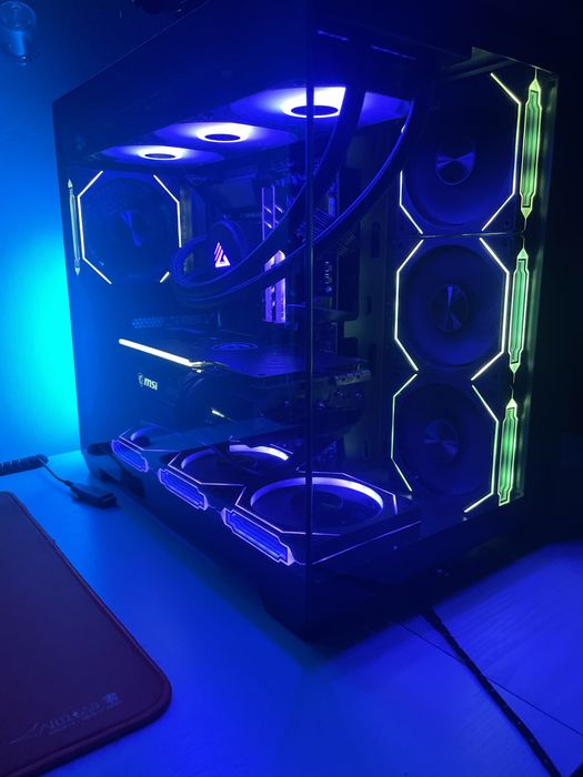 wentylatory pc rgb 7 sztuk typu lianli