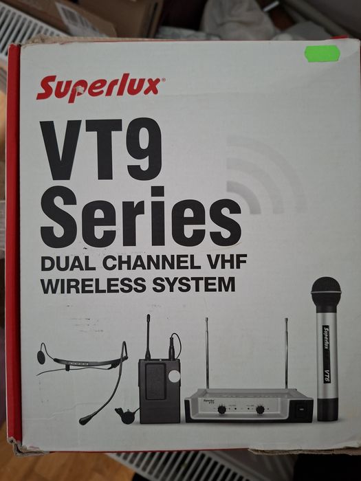 Радиосистема Superlux VT9 Series — 2 бездротових мікрофона VT6
Радіос