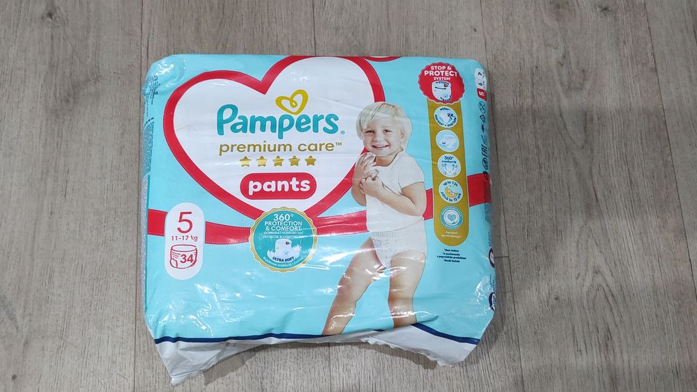 Pampers premium care pants rozmiar 5 34szt nowe, nie otwierane