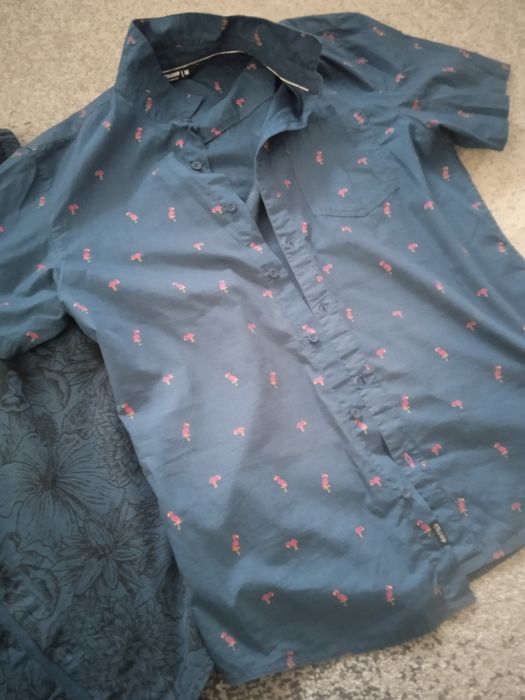 Koszule męskie z krótkim rękawem na lato Cropp M