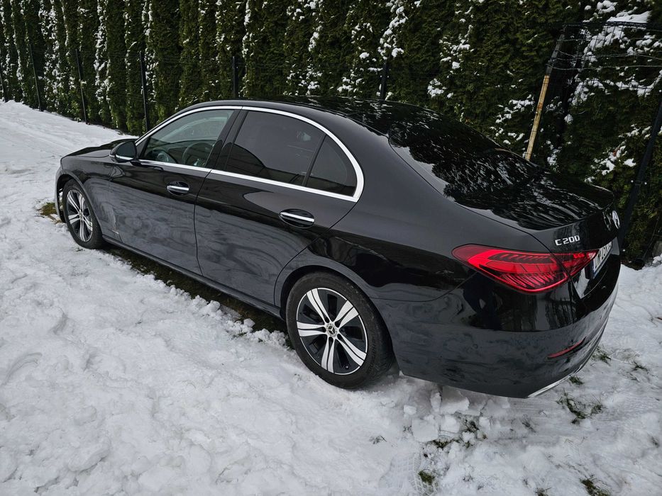 Mercedes C200 204km 4Matik Kamery 360 Salon Polska Wirtualne Zegary
