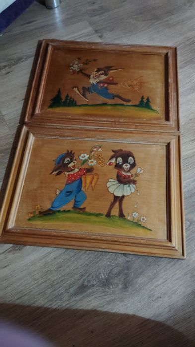 Kolekcja obrazki 2x 1991 r