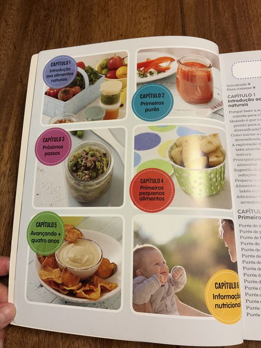 Livro de receitas Alimentacao natural para bebes