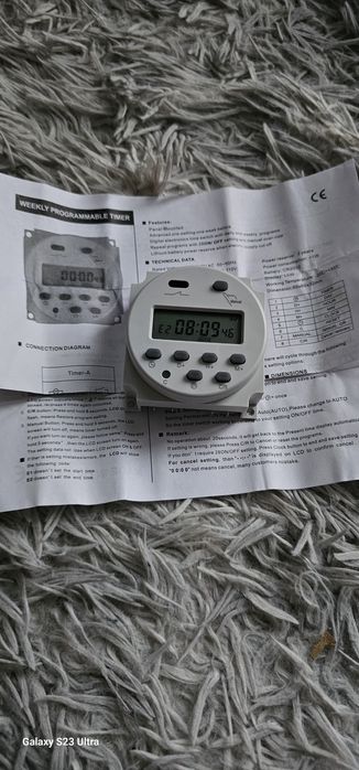 Zegarek cyfrowy nascienny