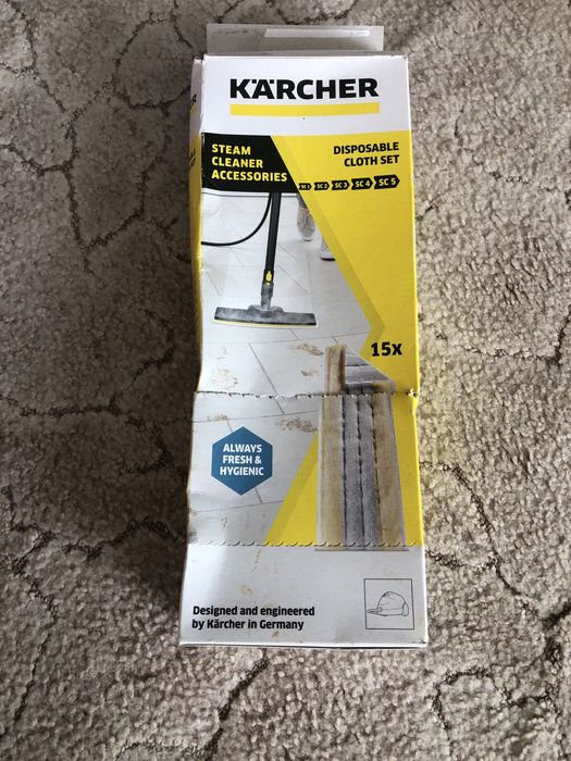 Karcher комплект одноразових серветок для пароочисника  підлоги