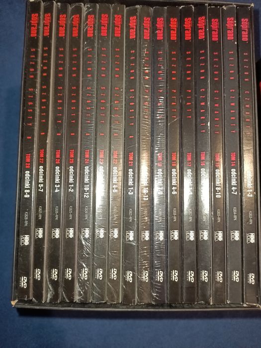 Rodzina SOPRANO sezony 1-6 28 płyt