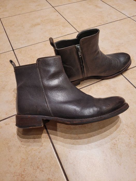 Botki skórzane nieocieplone r. 39 Clarks