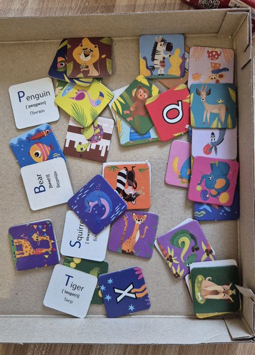 Настільна гра "Суперлото, Абетка" укр/англ DANKO TOYS