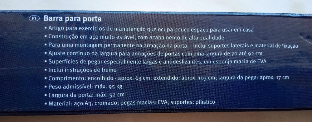 Barra extensível para desporto - Nova