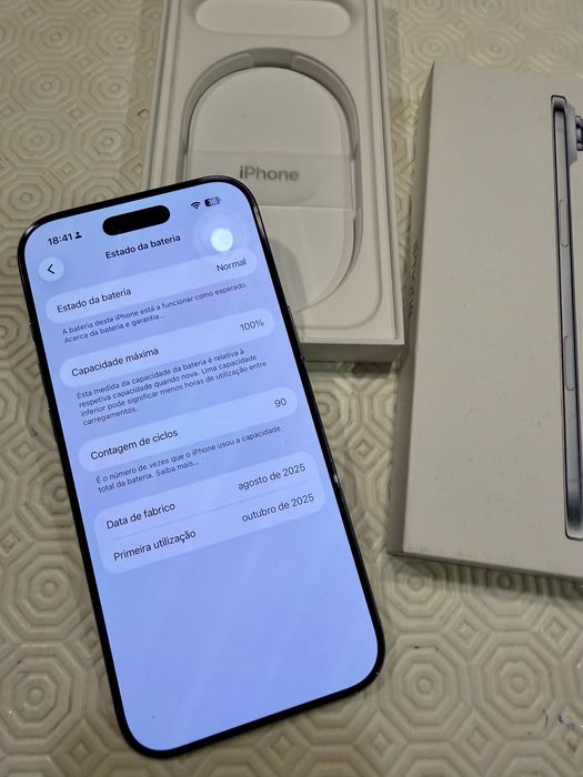 iPhone 17 Air 256GB Azul – Como Novo – Fatura e Garantia