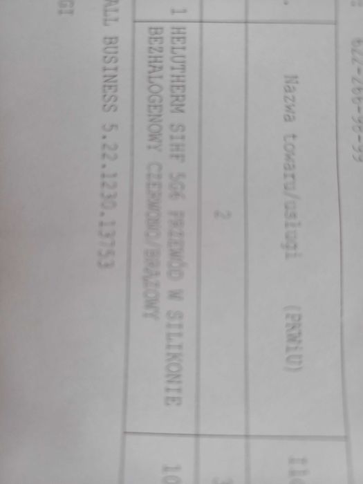 Przewód w Silikonie  bezhalogenowy 5G6   6mb