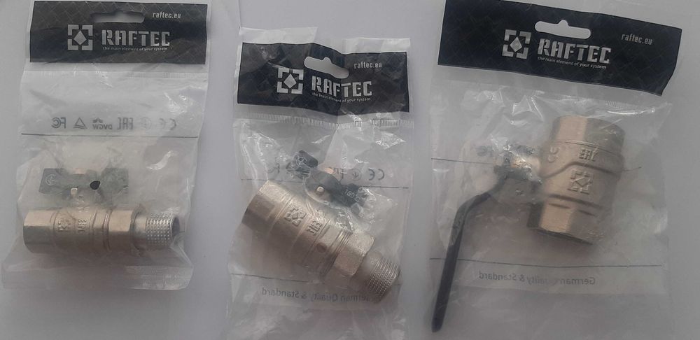 Кран кульовий RAFTEC (1/2, 3/4, 1")