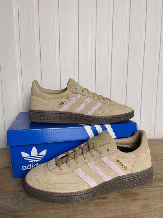 Używane buty damskie adidas handball spezial beżowe org 38 2/3