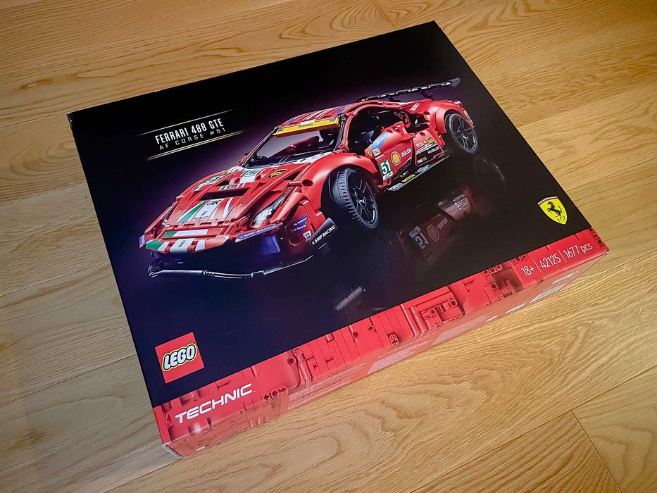 Lego 42125: Technic Ferrari 488 GTE 'AF Corse #51' (novo e selado)