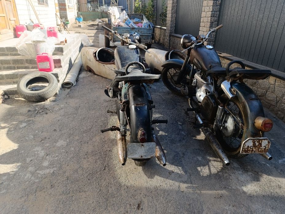 Mz ifa bk 350 з коляскою
