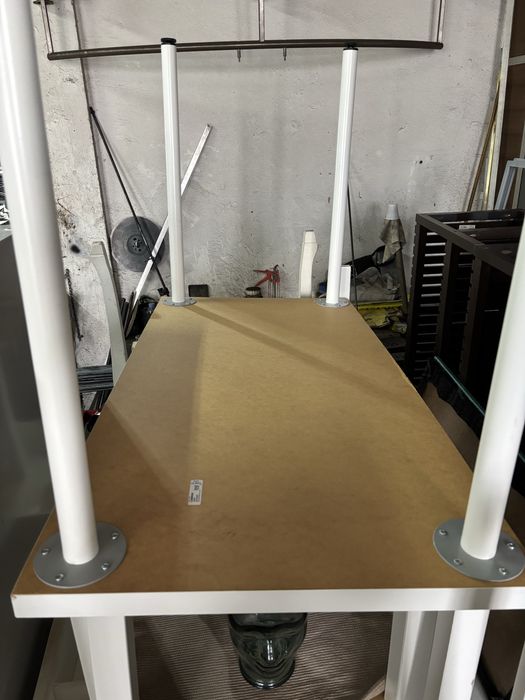 LAGKAPTEN / ADILS Secretária, branco, 120x60 cm