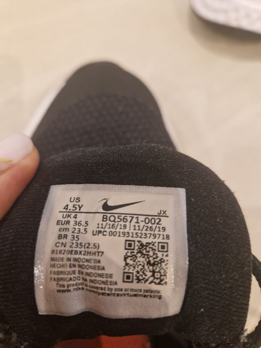 Buty adidasy nike rozmiar 36,5 wkładka 23,5 cm