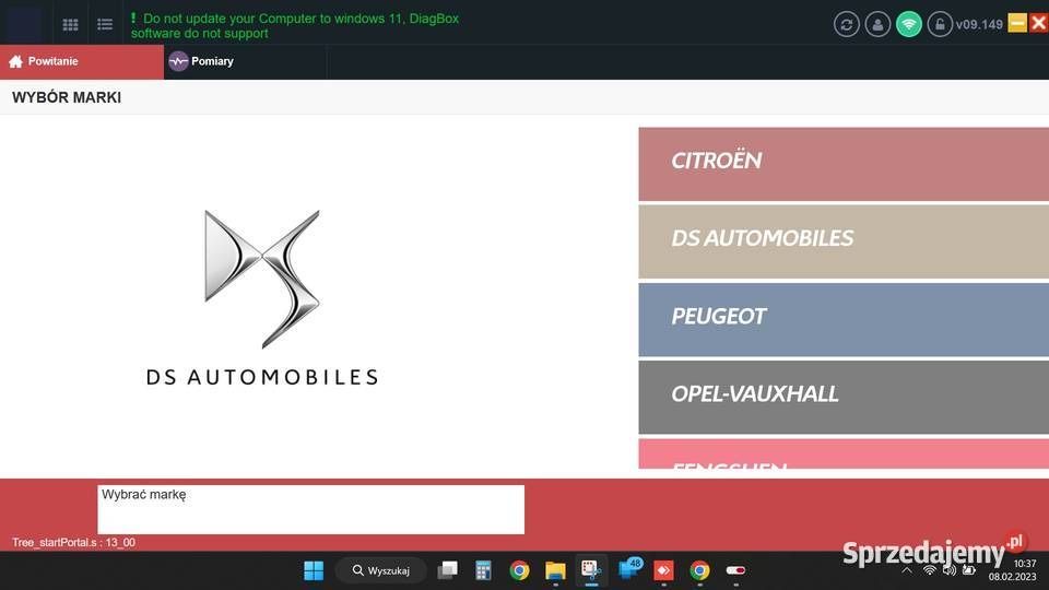 Diagbox - doagnostyka peugeot, citroen, DS