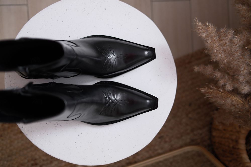 казаки Zara, шкіра, 37