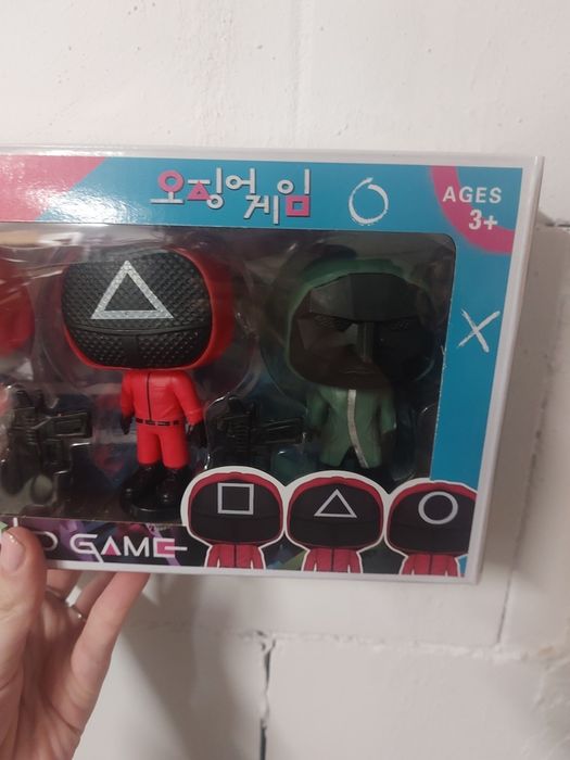 Nowy duży zestaw figurki Squid Game Lider Ochroniarze
