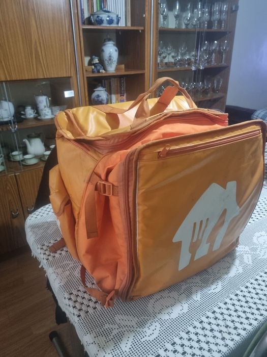 Mochila térmica uber eats/food delivery