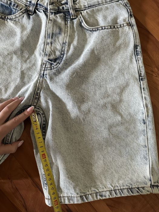 Чоловічі світло-блакитні джинсові шорти Staff