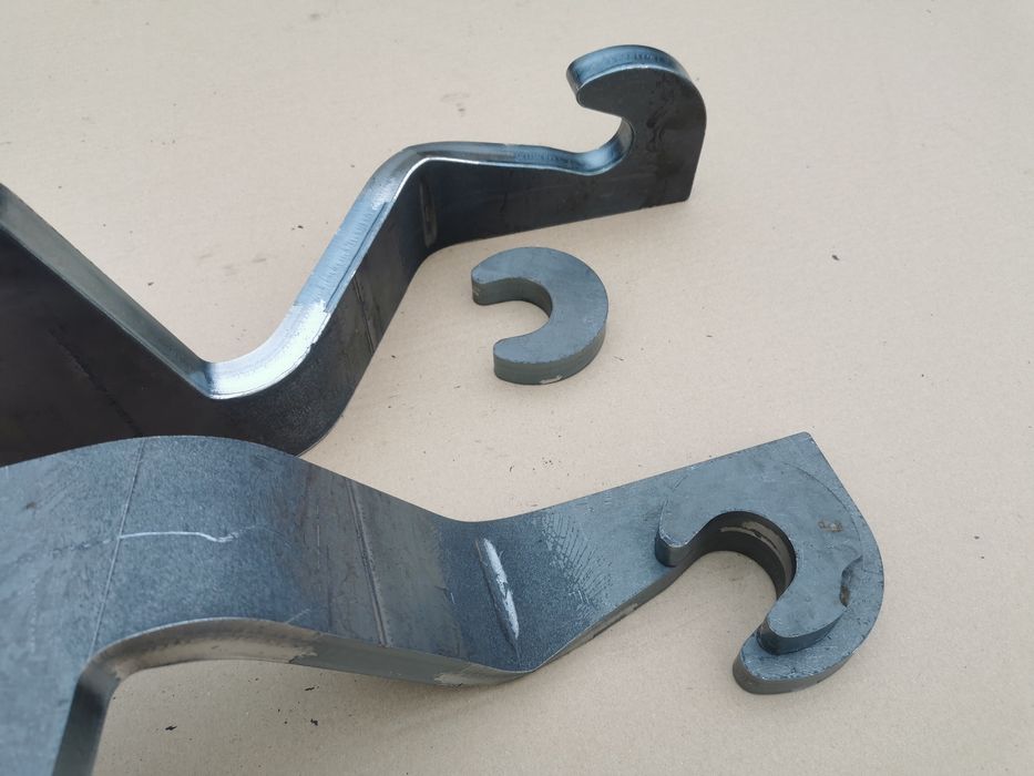 Mocowania EURO, Euroramka, haki odchylone, uchwyt, rygiel, hak, z