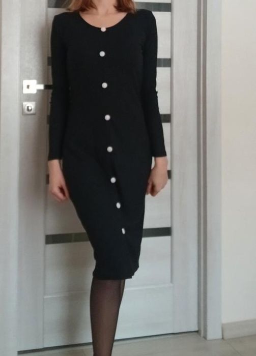 Сукня жіноча в рубчик