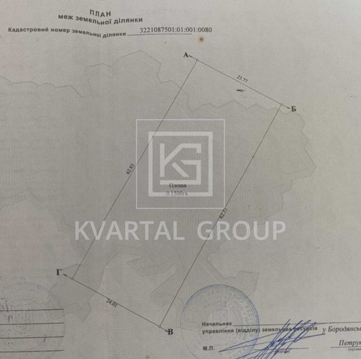 Земельна ділянка з комунікаціями! Київська область