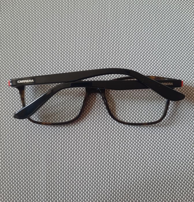 Carrera 8801 TRD 140 okulary korekcyjne czarne panterki oprawki